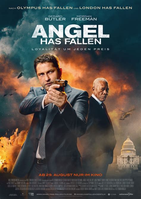 Aug 21, 2019 · Angel Has Fallen, opening this weekend courtesy of Lionsgate, is a curious political retcon. After two films that, implicitly or explicitly, seem targeted at the stereotypical Fox News viewership ... 
